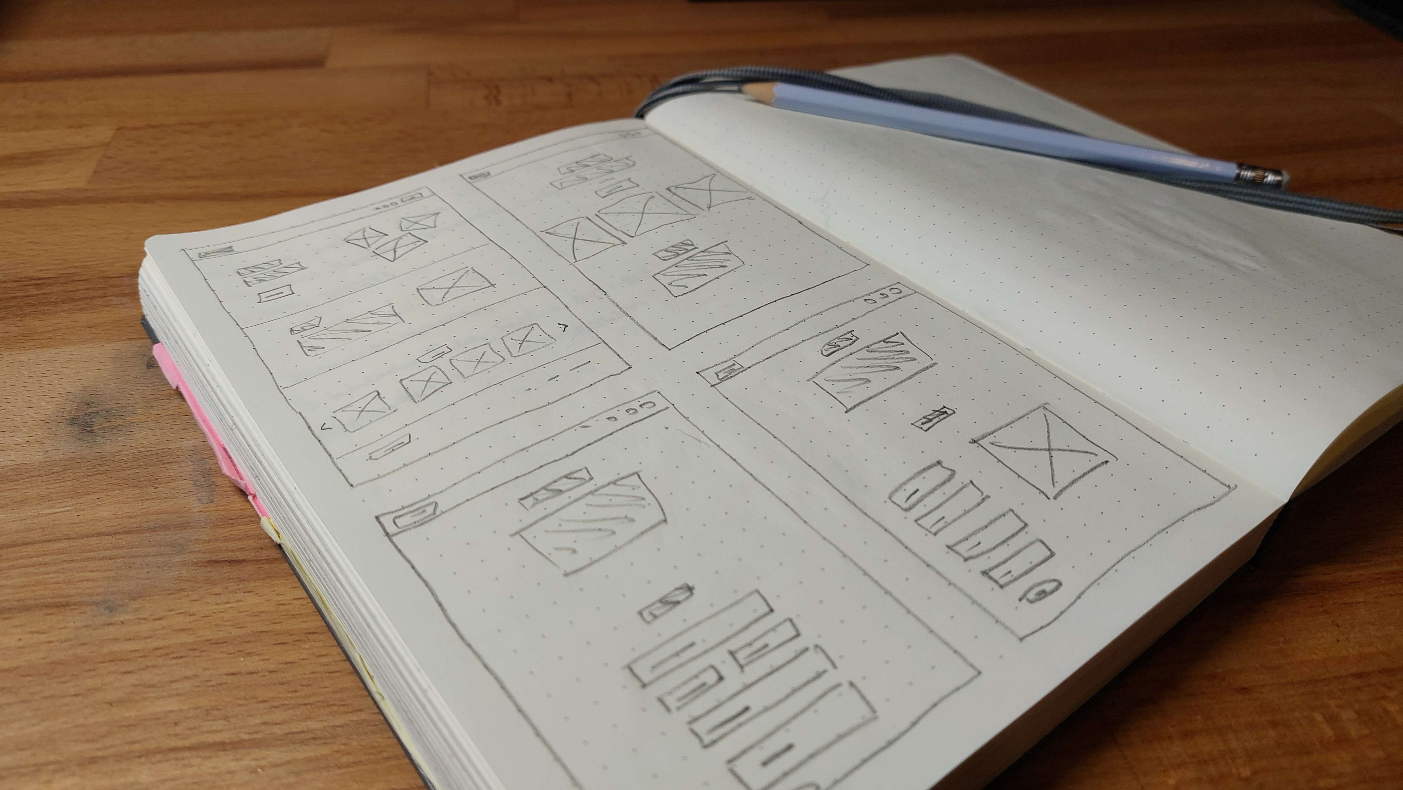 Sketched Wireframe